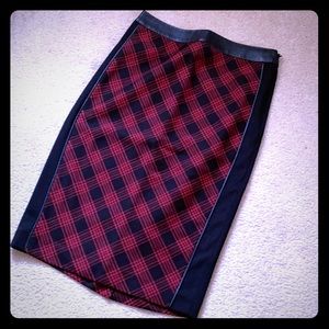 The Limited plaid skirt